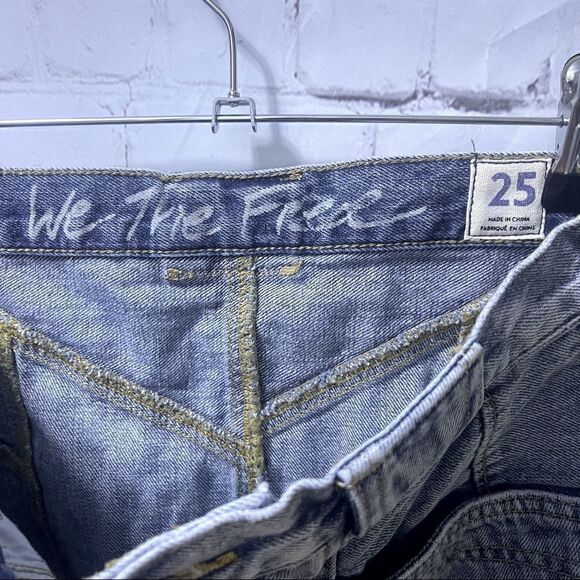 We The Free Denim Miniskirt 25 - Picture 3 of 3